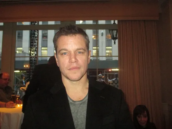 Matt Damon: "We didn't name the dog."
